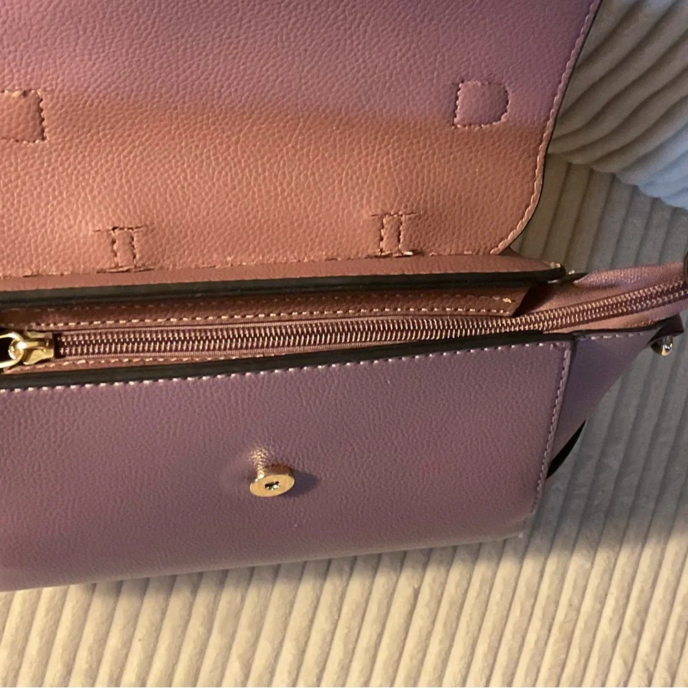 Elegant Mauve Women's Satchel - Picture 6 of 8